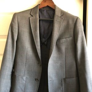 Combatant Gentleman Brown/Lavendar check Blazer